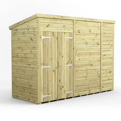 10x4 Power Premium Pent Shed