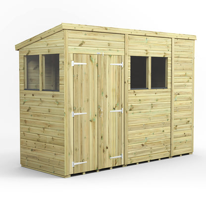 10x4 Power Premium Pent Shed