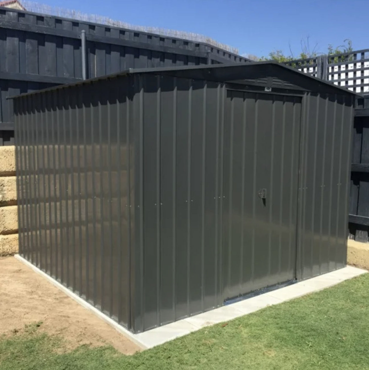 Globel 10x7 Metal Shed