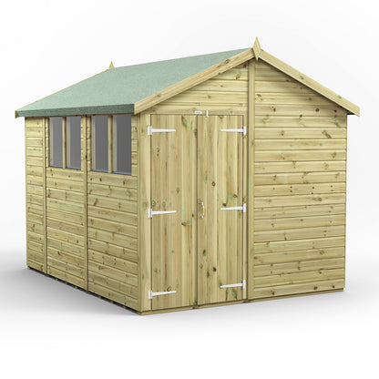 10x8 Power Premium Apex Shed