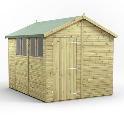 10x8 Power Premium Apex Shed