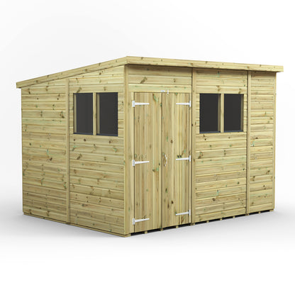 10x8 Power Premium Pent Shed