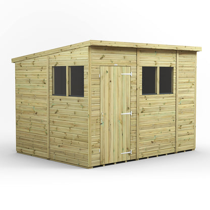 10x8 Power Premium Pent Shed