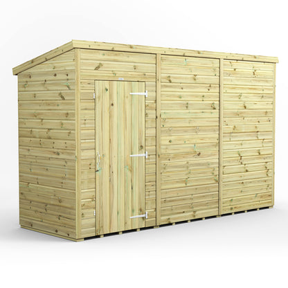 12x4 Power Premium Pent Shed