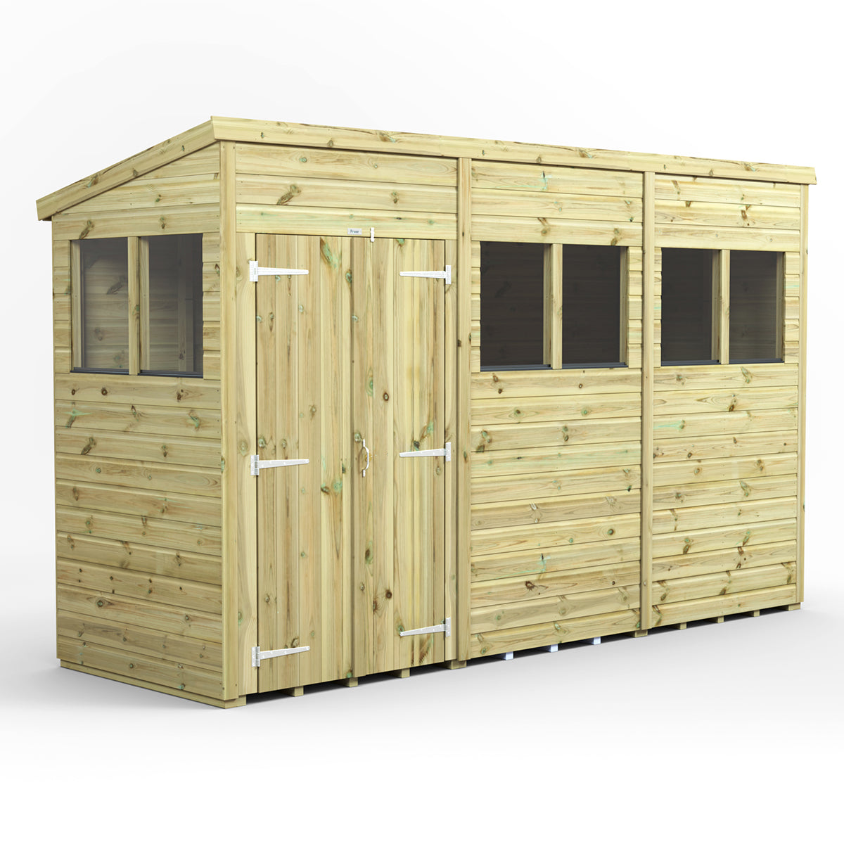 12x4 Power Premium Pent Shed