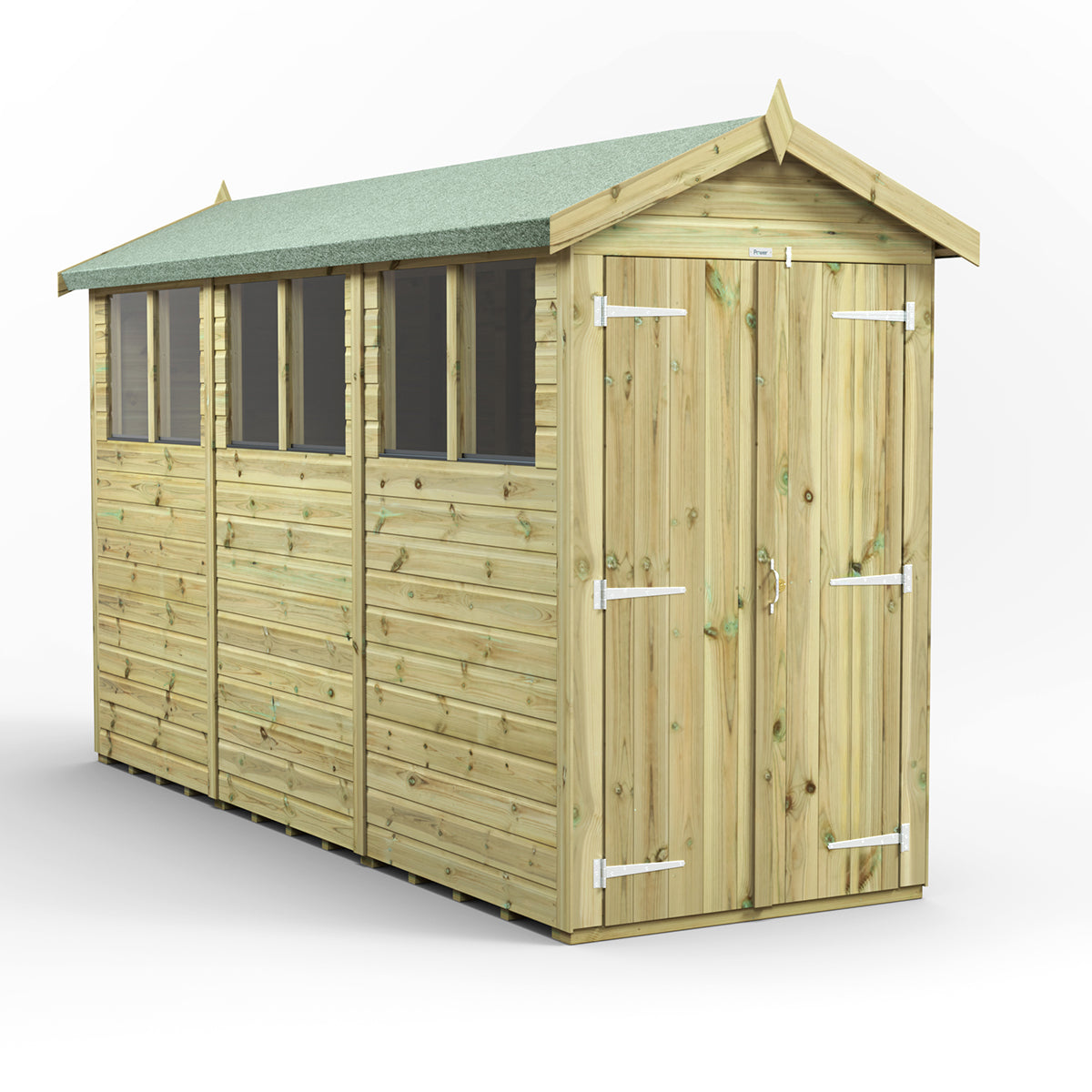 12x4 Power Premium Apex Shed