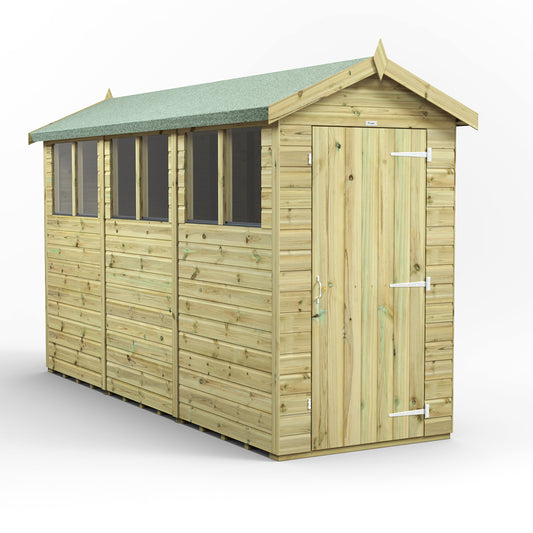 12x4 Power Premium Apex Shed