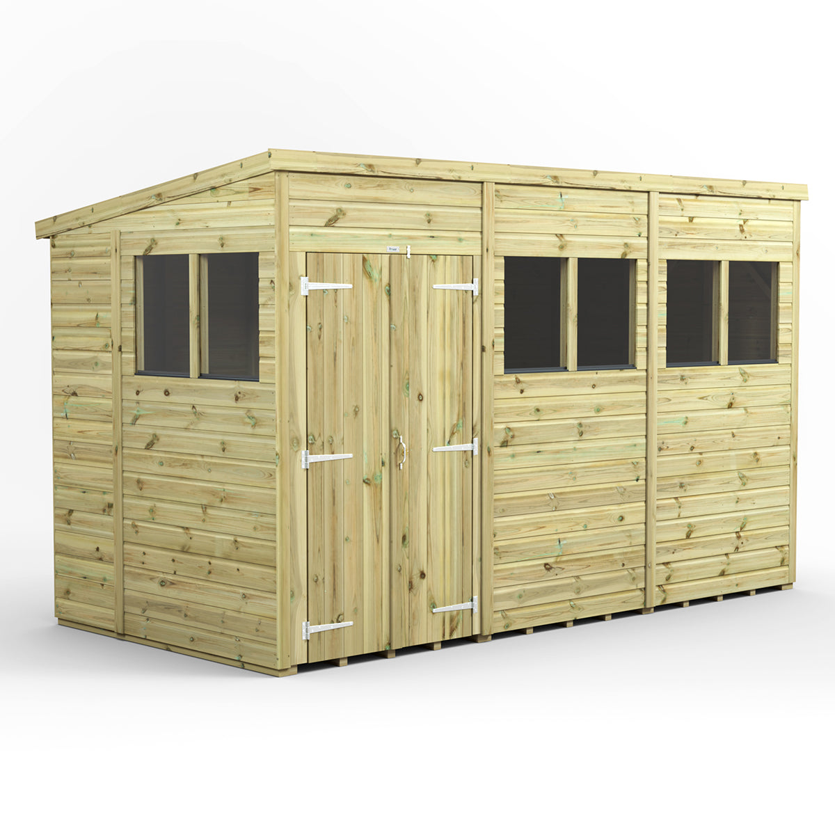 12x6 Power Premium Pent Shed