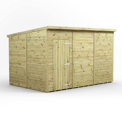 12x8 Power Premium Pent Shed