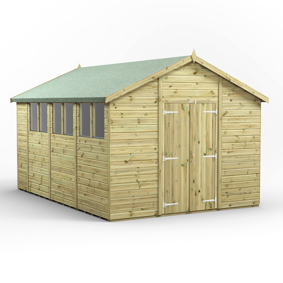 14x10 Power Premium Apex Shed