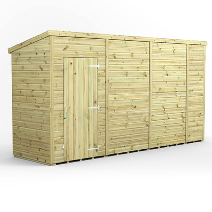 14x4 Power Premium Pent Shed