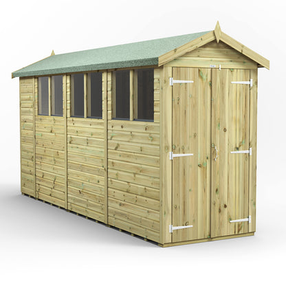 14x4 Power Premium Apex Shed