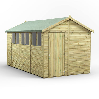 14x8 Power Premium Apex Shed