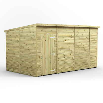 14x8 Power Premium Pent Shed