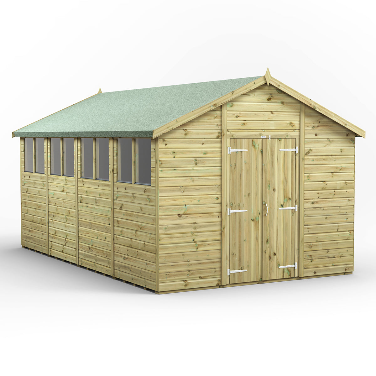 16x10 Power Premium Apex Shed