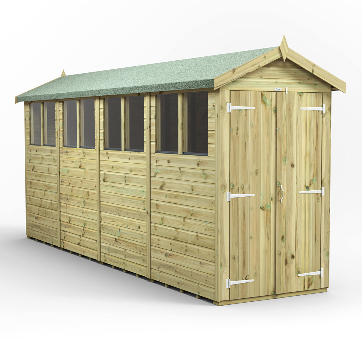 16x4 Power Premium Apex Shed