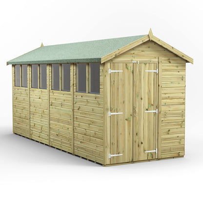 16x6 Power Premium Apex Shed