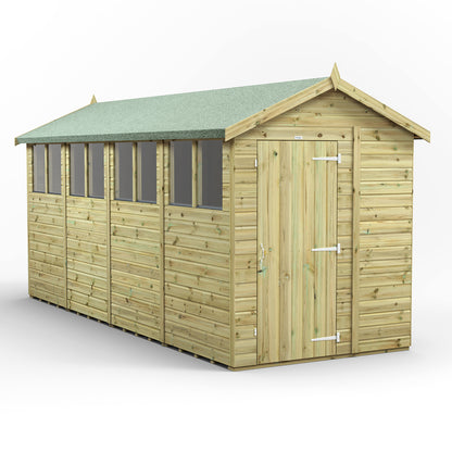 16x6 Power Premium Apex Shed