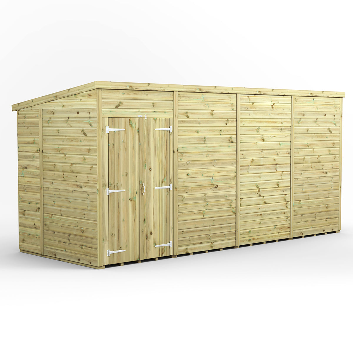 16x6 Power Premium Pent Shed