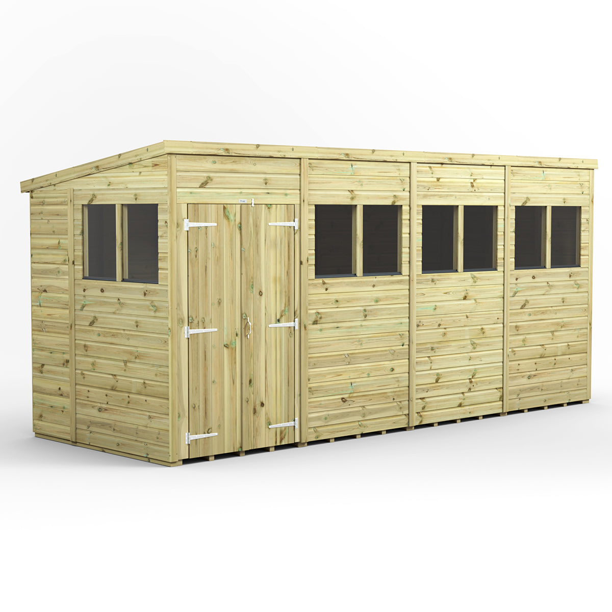 16x6 Power Premium Pent Shed