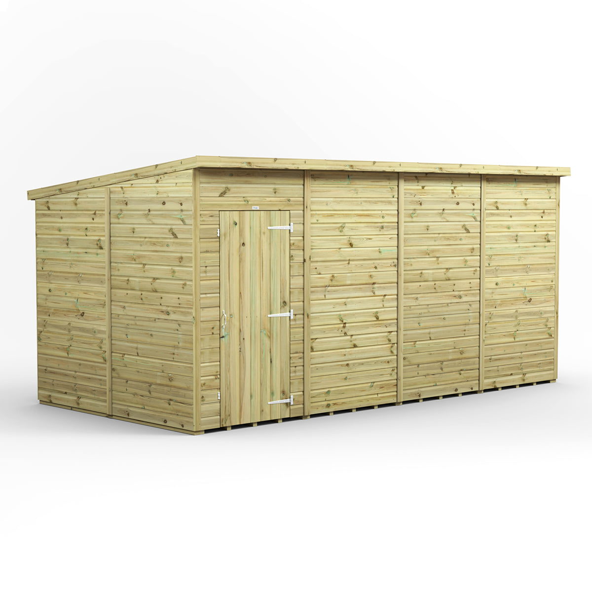 16x8 Power Premium Pent Shed