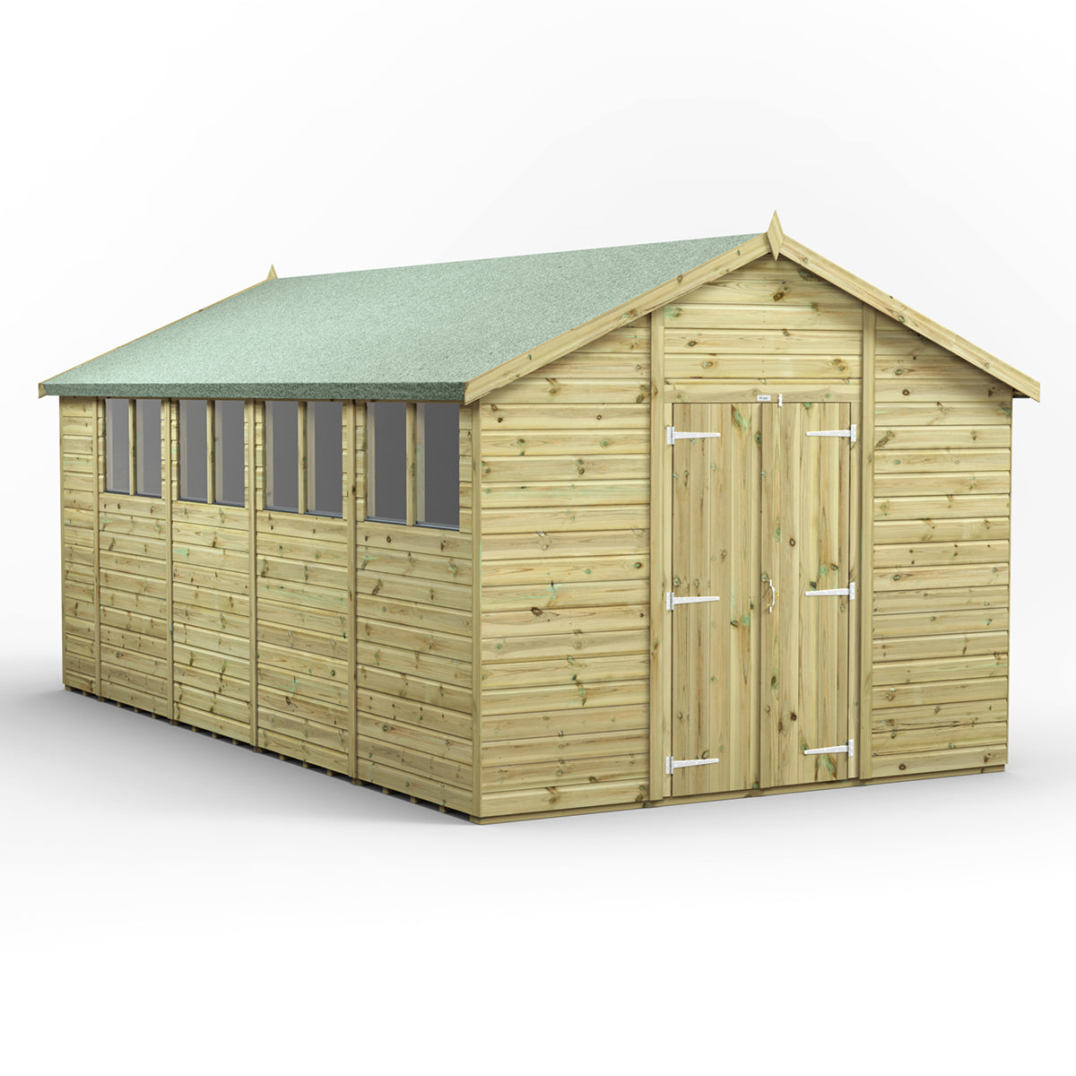 18x10 Power Premium Apex Shed