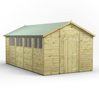 18x10 Power Premium Apex Shed