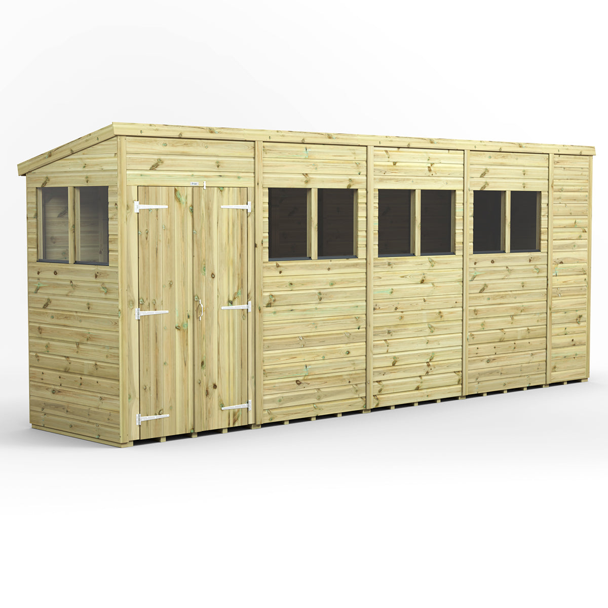 18x4 Power Premium Pent Shed