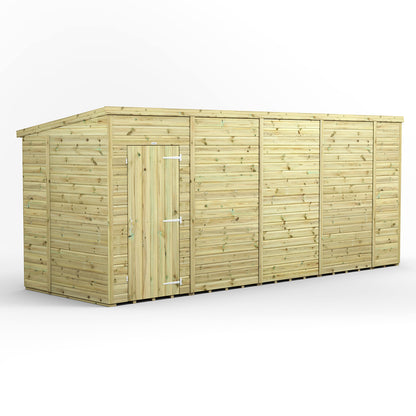 18x6 Power Premium Pent Shed