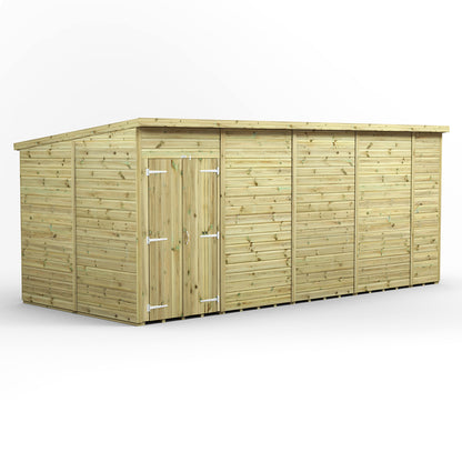 18x8 Power Premium Pent Shed