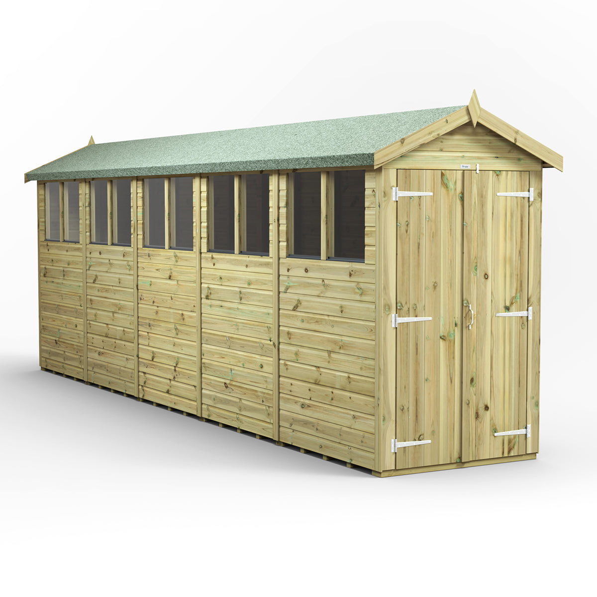 20x4 Power Premium Apex Shed