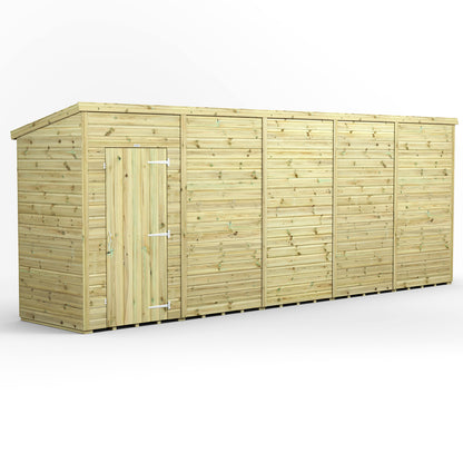 20x4 Power Premium Pent Shed