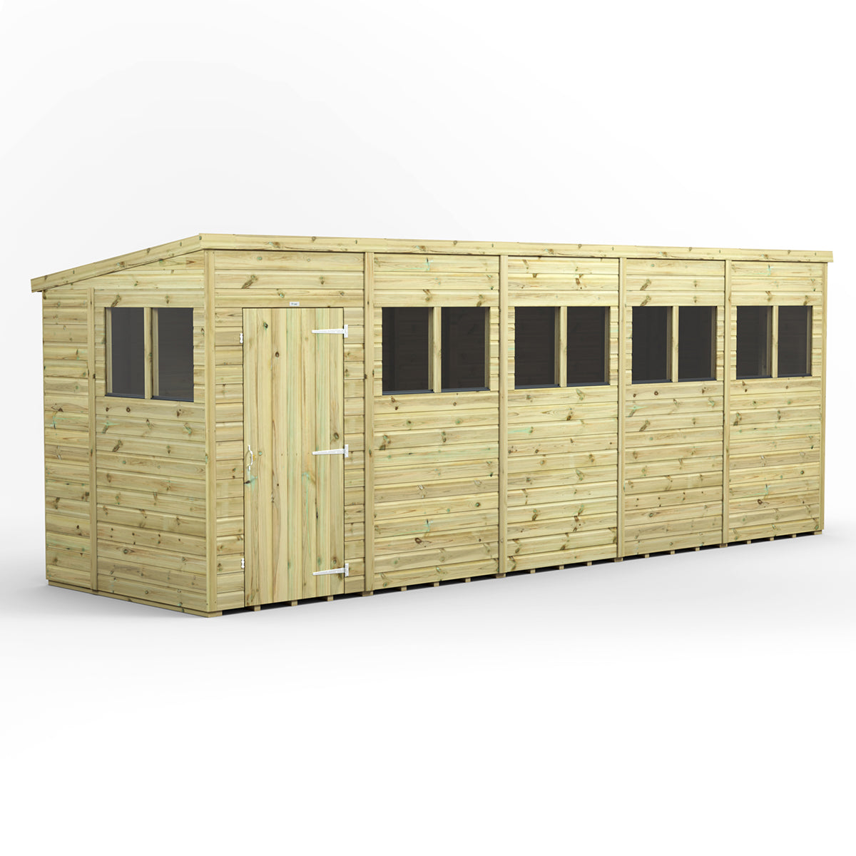 20x6 Power Premium Pent Shed