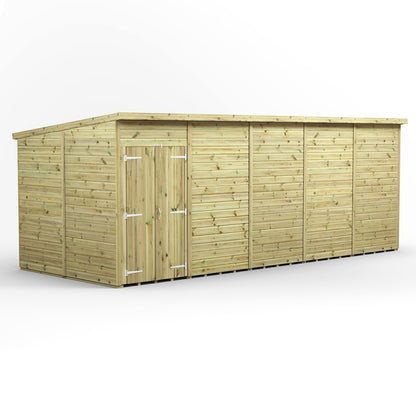 20x8 Power Premium Pent Shed