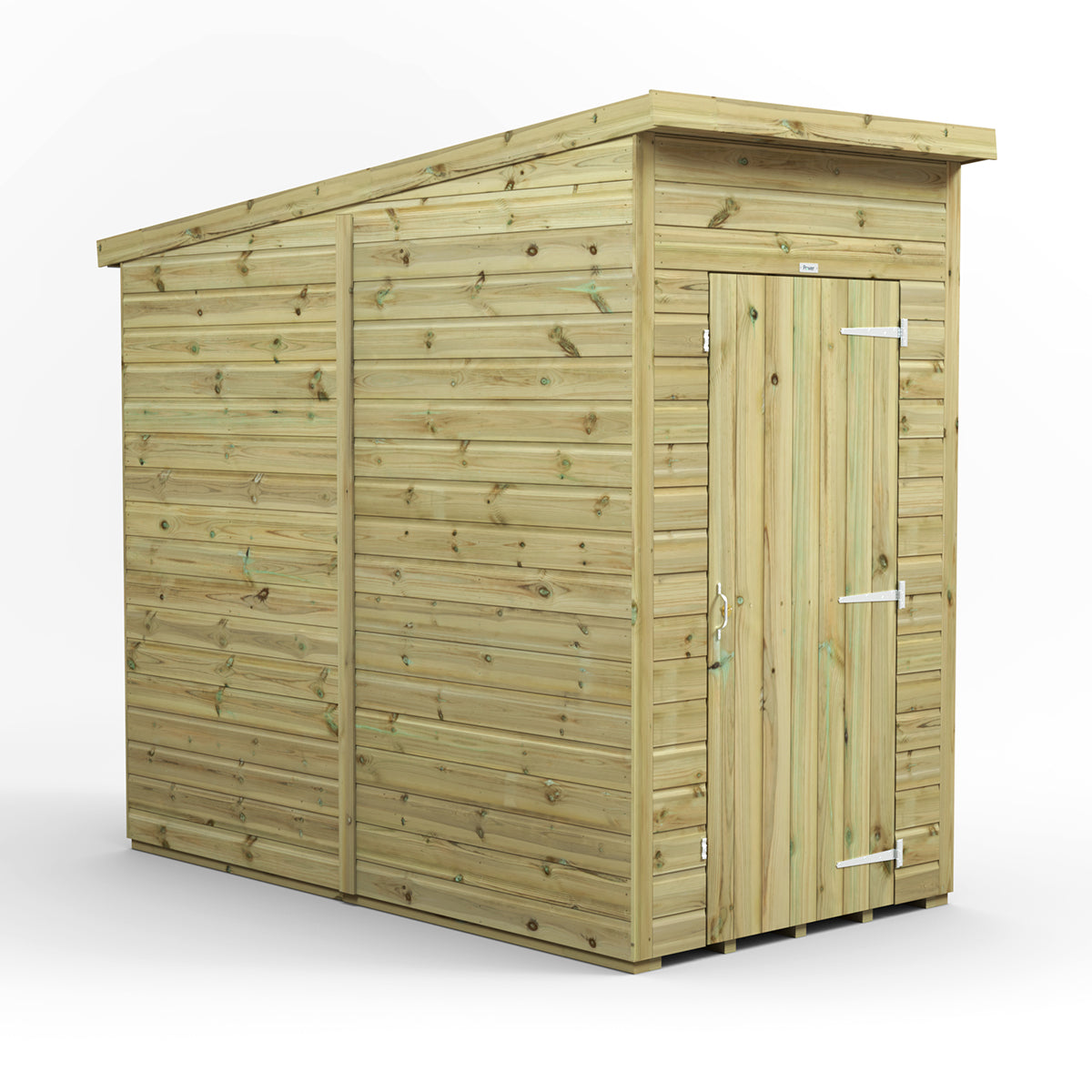 4x8 Power Premium Pent Shed