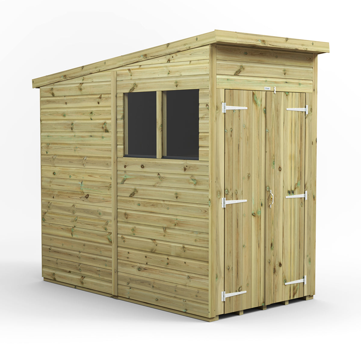 4x8 Power Premium Pent Shed