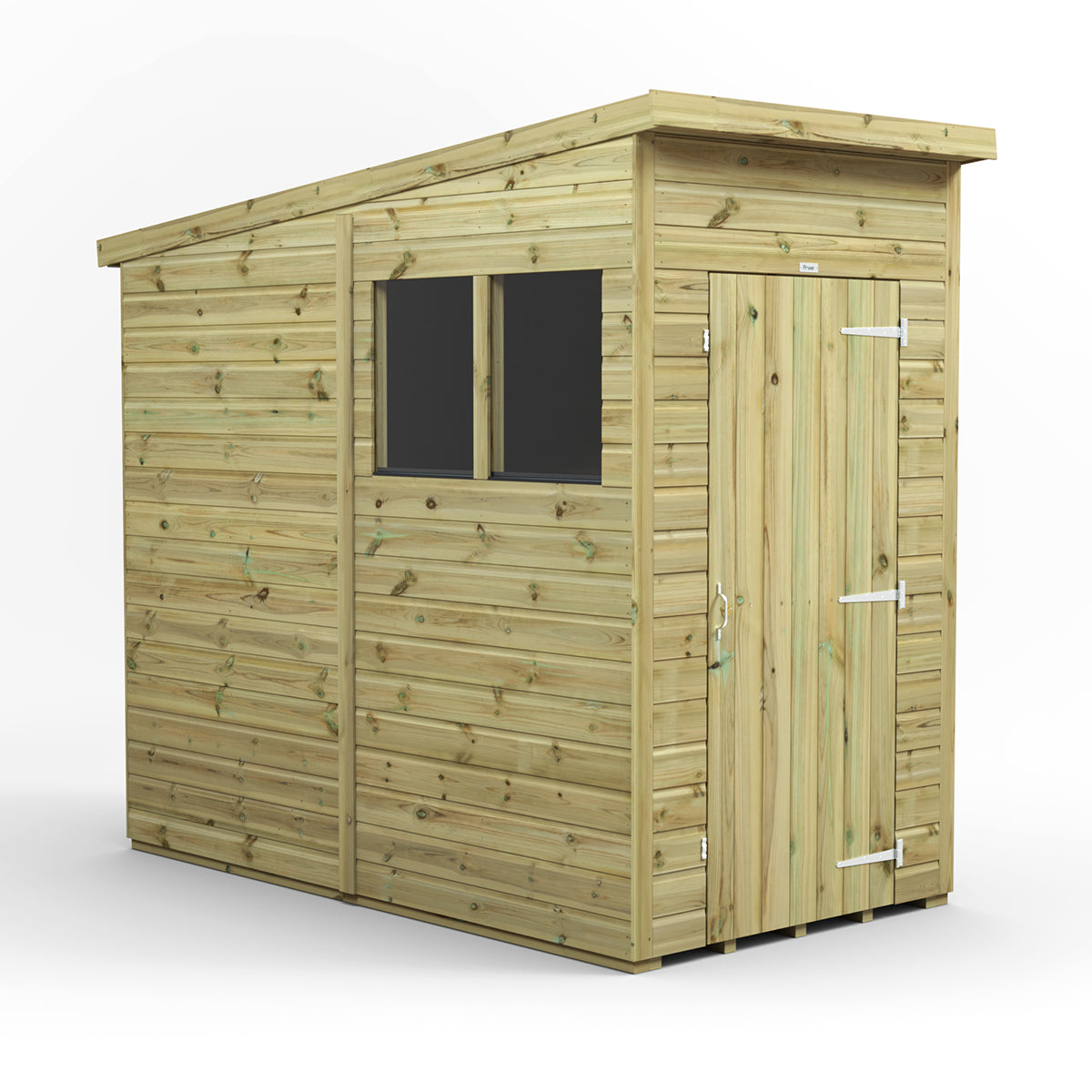 4x8 Power Premium Pent Shed