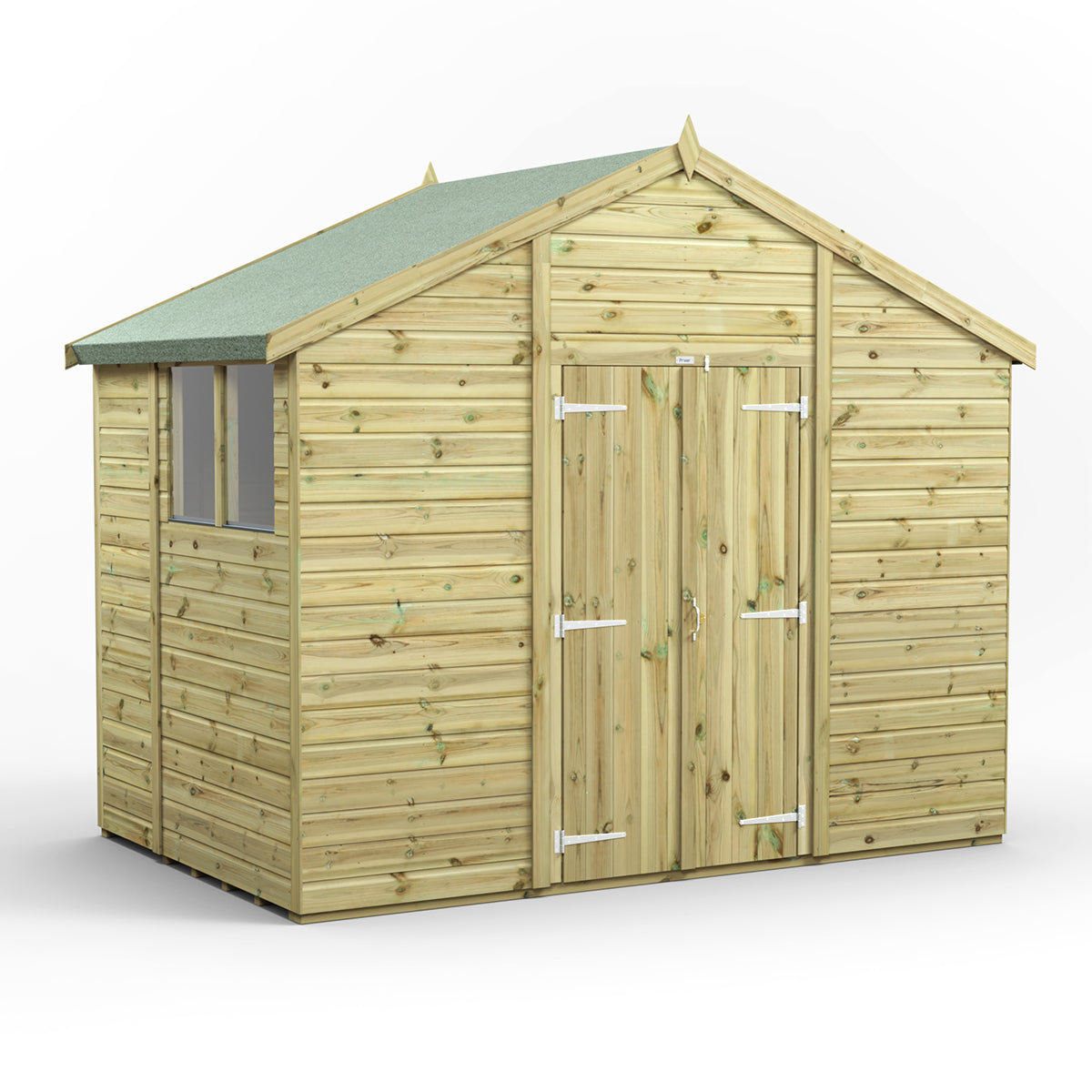 6X10 Power Premium Apex Shed