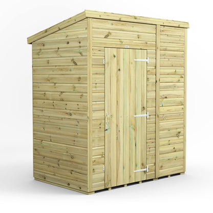 6X4 Power Premium Pent Shed