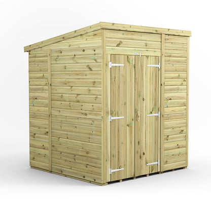 6X6 Power Premium Pent Shed