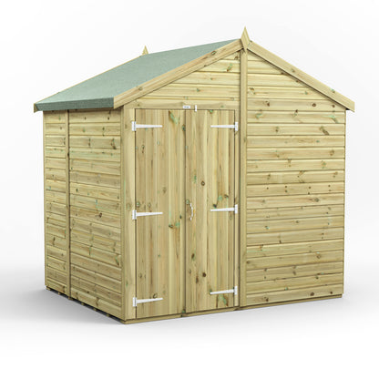 6X8 Power Premium Apex Shed