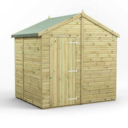 6X8 Power Premium Apex Shed