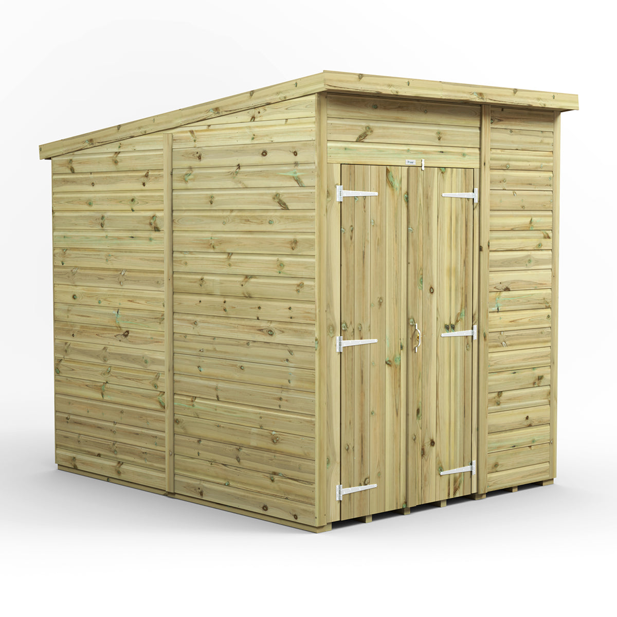 6X8 Power Premium Pent Shed