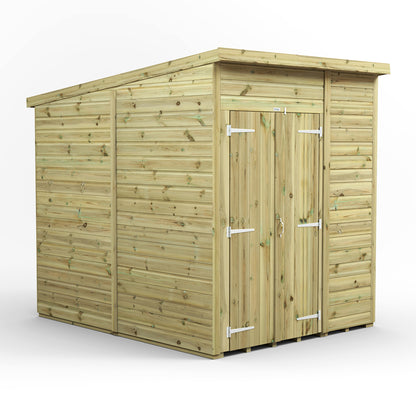 6X8 Power Premium Pent Shed