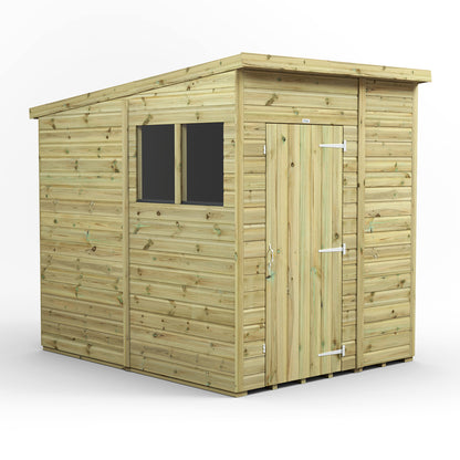 6X8 Power Premium Pent Shed