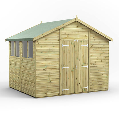 8X10 Power Premium Apex Shed