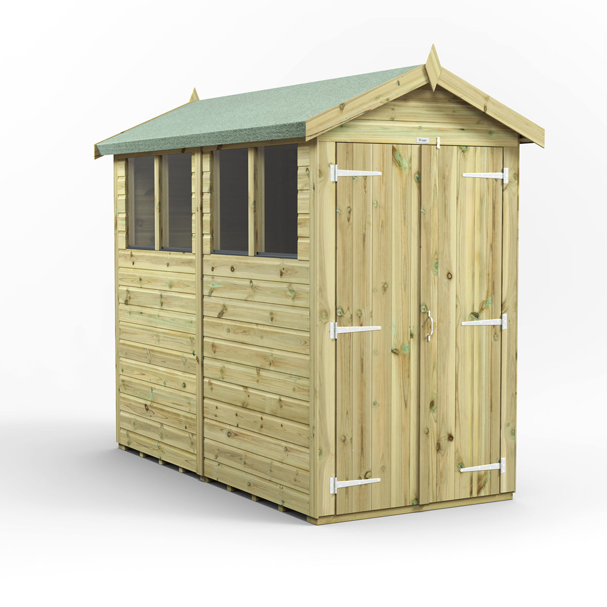 8X4 Power Premium Apex Shed