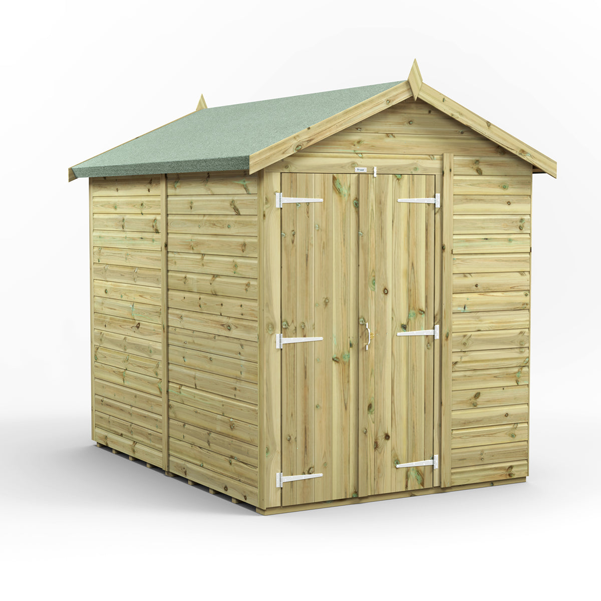 8X6 Power Premium Apex Shed