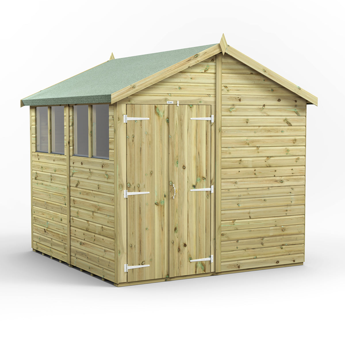 8X8 Power Premium Apex Shed