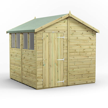 8X8 Power Premium Apex Shed